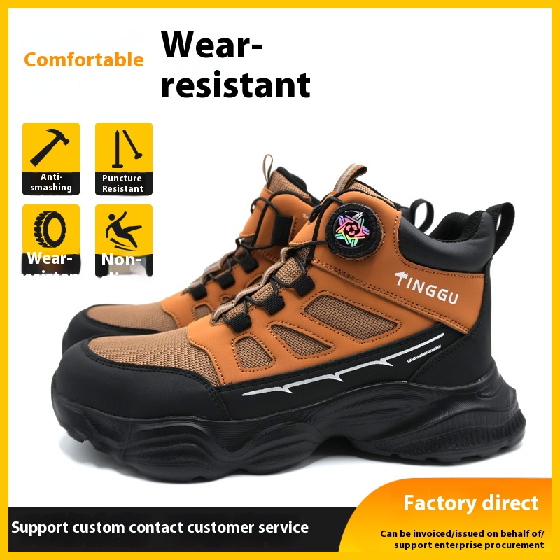 Men'S Shoes Water Resistant - New Men's Lightweight Safety Shoes Anti-Smashing