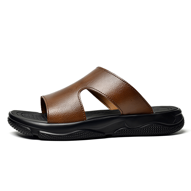 Men's Leather Slide Sandals No - Men'S Shoes Hey Dude 评论和价格