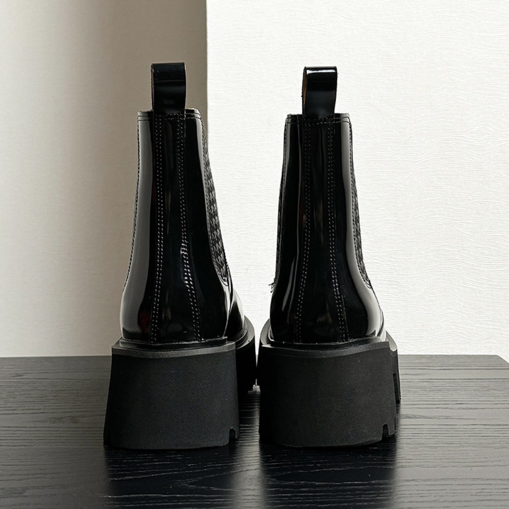 Winter Men Chelsea Boots Invis - Men'S Shoes With Height Increase 评论和价格