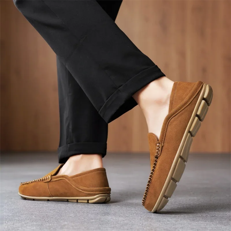Fashion Suede Leather Men Loaf - Men'S Shoes Hey Dude 评论和价格