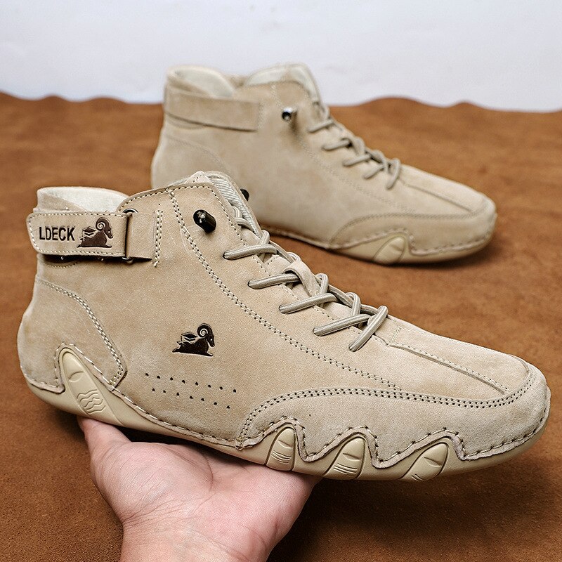 Men Boots Casual Motorcycle Wi - Men'S Shoes Water Resistant 评论和价格