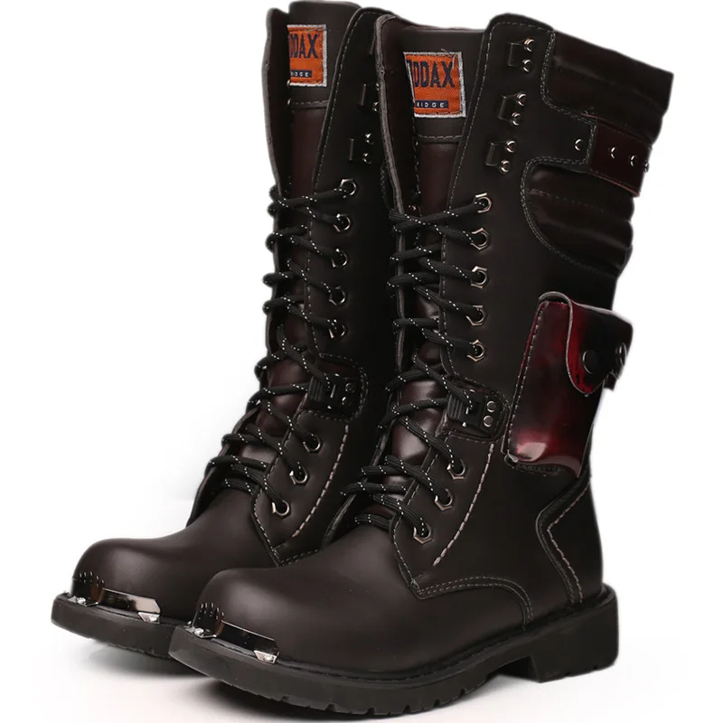 Men Knee High Leather Boots Wi - Men'S Shoes Hey Dude 评论和价格
