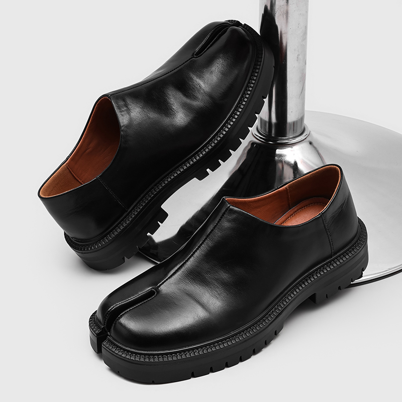 Men Split Toe Leather Loafers  - Men'S Shoes Hey Dude 评论和价格