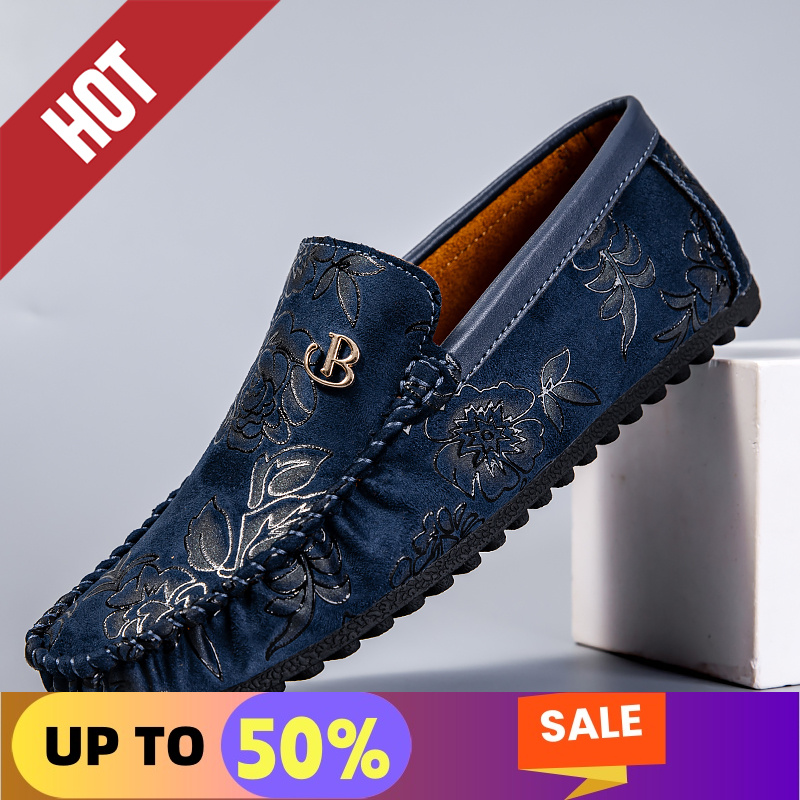 Leisure Leather Loafers Men De - Men'S Shoes Hey Dude 评论和价格