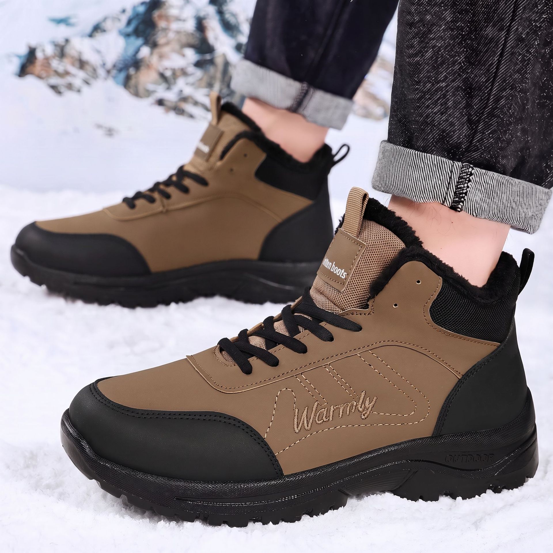 Men's Cotton Shoes with Thick  - Men'S Shoes Hoka Sale 评论和价格