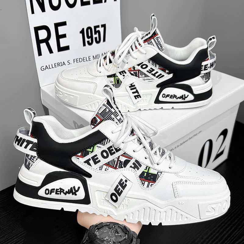 Casual Fashion Leather Sneaker - Men'S Shoes Water Resistant 评论和价格