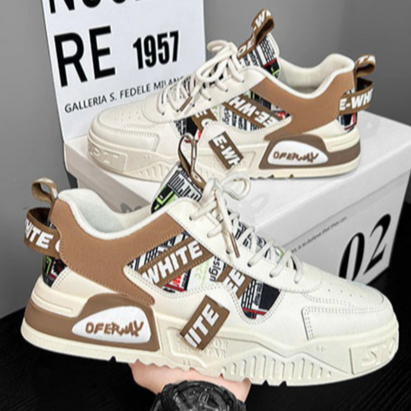 Casual Fashion Leather Sneaker - Men'S Shoes Water Resistant 评论和价格