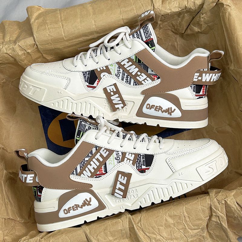 Casual Fashion Leather Sneaker - Men'S Shoes Water Resistant 评论和价格